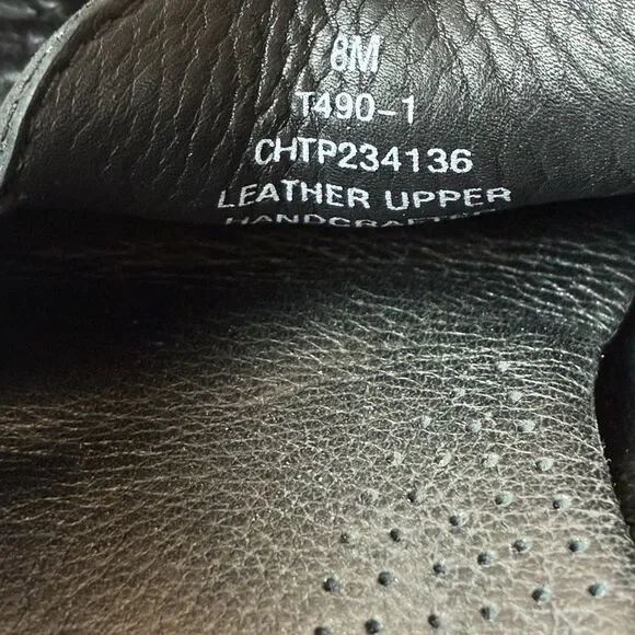 Dexter Comfort Women’s Handcrafted Black Pebble Leather  Loafer Shoes Size 8 - Picture 5 of 6